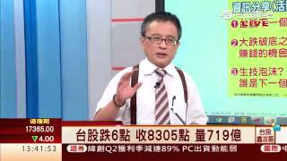 邱鼎泰-0814 台股跌6點 收8305點 量719億∣台股鑫攻略∣三立財經台CH88