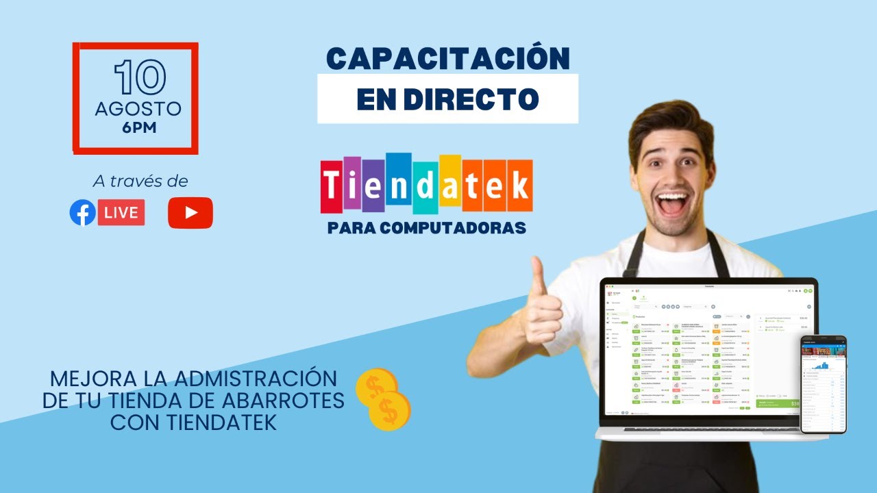Capacitación punto de venta Tiendatek