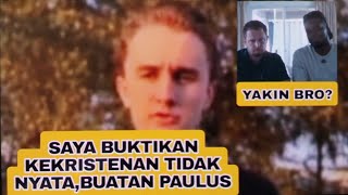 pria muslim mau buktikan kekristenan buatan paulus kurang dari satu menit 😱 malah jadi begini🤣 