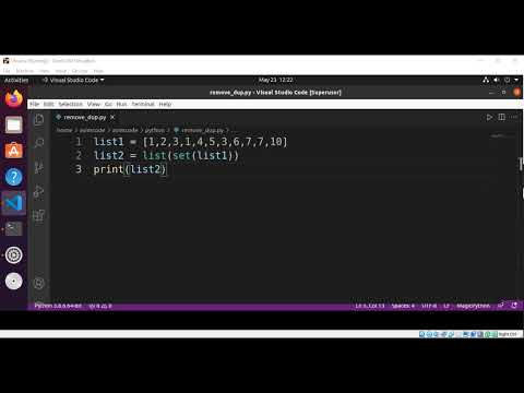 Python Removing duplicates in lists