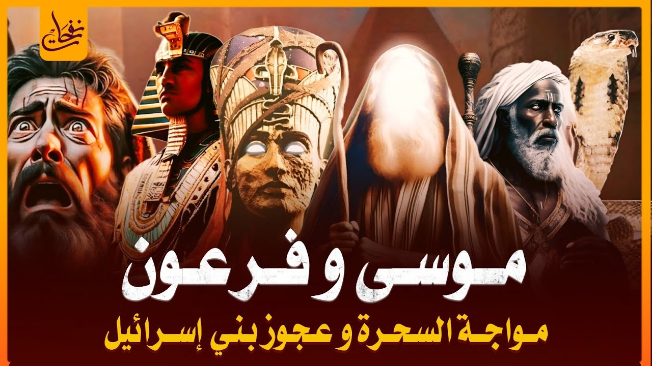 سلسلة قصص القران(10)قصة موسى عليه السلام ومواجهة السحرة وغرق فرعون وقصة عجوز بنى اسرائيل وتابوت يوسف