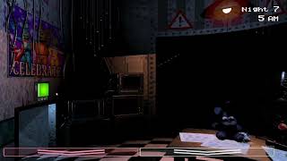 FNAF 2 Withered Foxy Failed Jumpscare (HEADPHONE WARNING!)