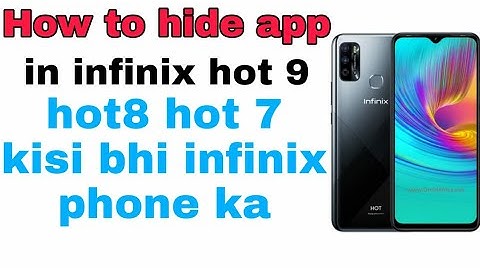 How To Hide App In Infinix Smart 4 Plus ,  Infinix Smart 4 Plus Hide Apps