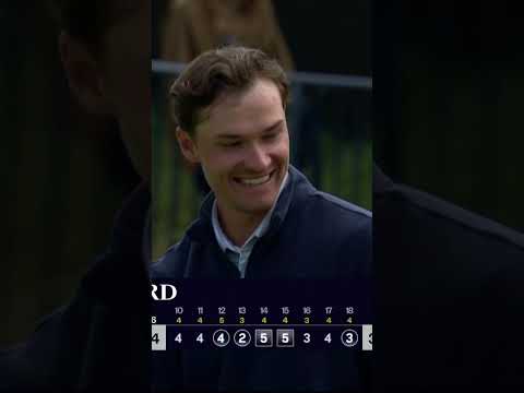 Rasmus Hojgaard with an EXCEPTIONAL putt 🎯