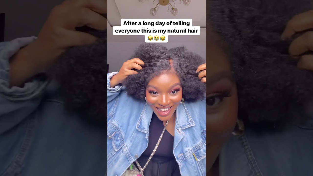 The most natural wig ever......😭😭😭 You'd swear it's my own hair! 