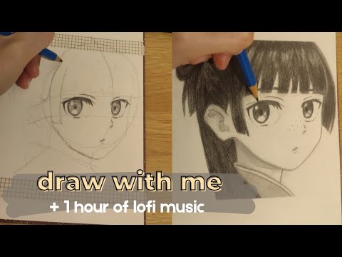 drawing Maomao from The Apothecary Diaries 🌿 1 hour of lofi beats | draw with me