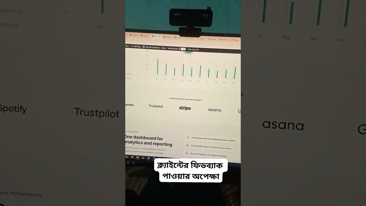 Fiverr client project, website design work 