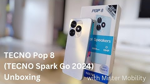 TECNO POP 8 Unboxing [Spark Go 2024 Unboxing] Hands-on Review, First look: The iPhone Lookalike
