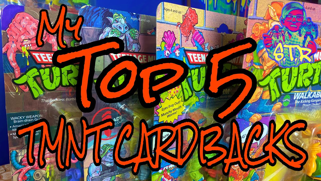 My Top 5 TMNT CARD BACKS.