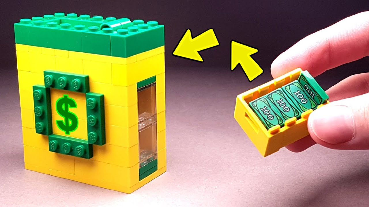 How to build a Lego Safe for Coins YouTube