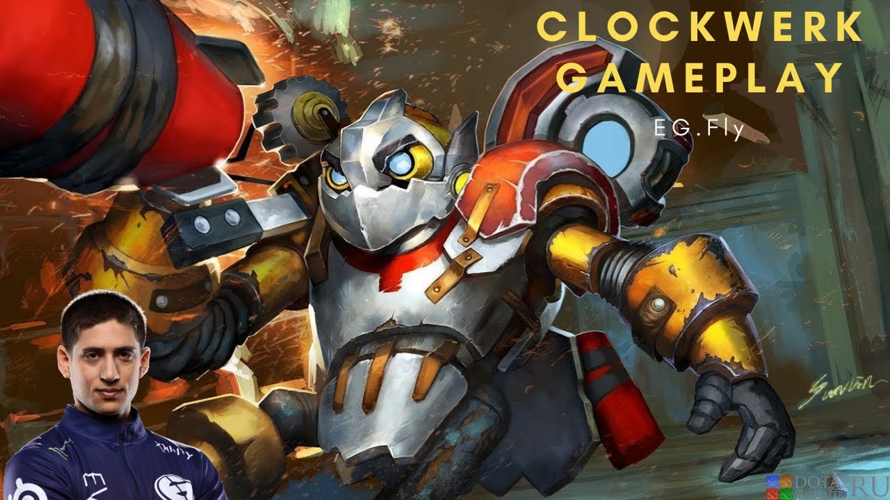 EG.Fly - Clockwerk Hard Support | Player Perspective - Dota 2 Gameplay