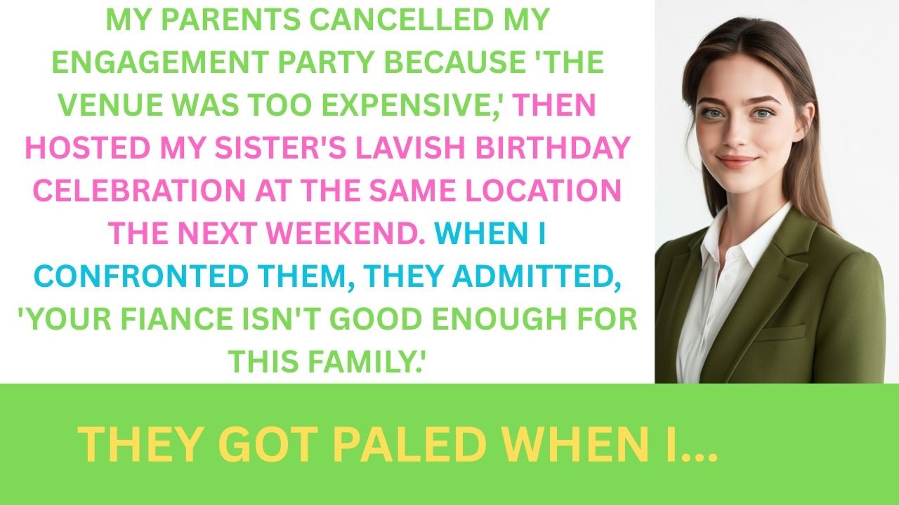 My mom cancelled my engagement party because my fiancé 