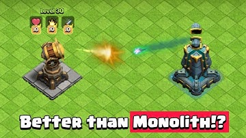 Max Light Beam vs Monolith - Clash of Clans