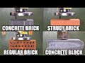 How Strong are Bricks? Hydraulic Press Test!