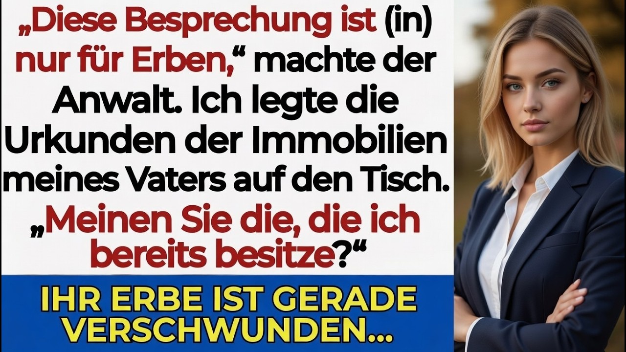 Meine Familie strich mich aus Vaters Testament – sie ahnten nicht, was ich in der Hand hielt