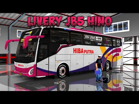 Livery HIBA PUTRA JB5 SG HINO Livery HIBA PUTRA JB5 SG HINO