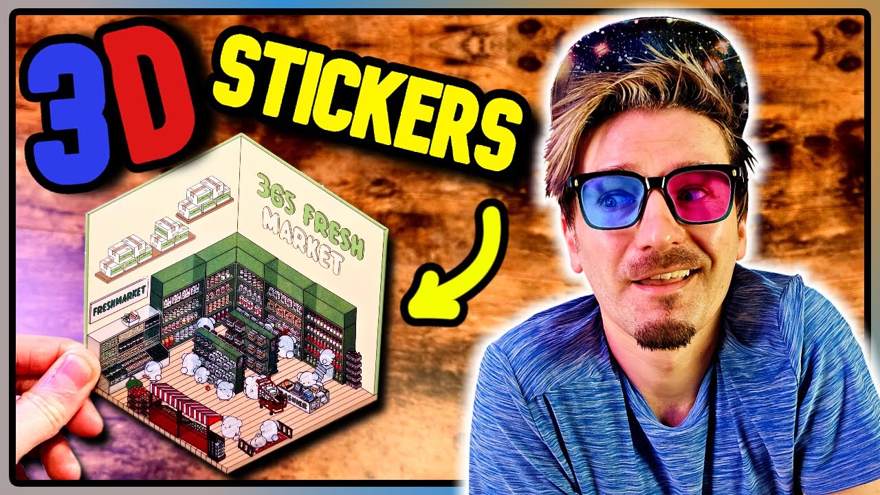 A WASTE OF TIME OR A TIME-WASTER? | Cute 3D Sticker Scene Kits