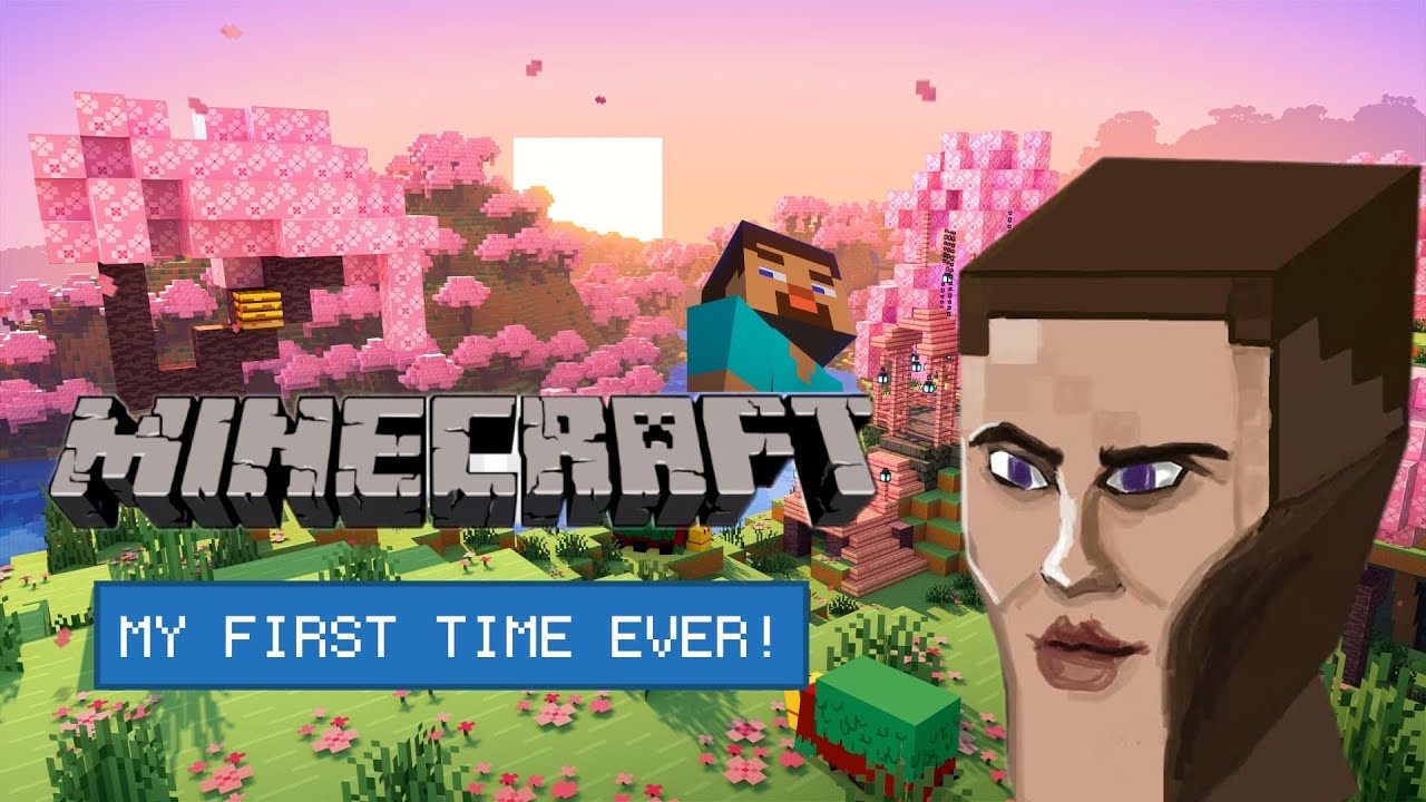 My FIRST TIME playing Minecraft 😩 - YouTube