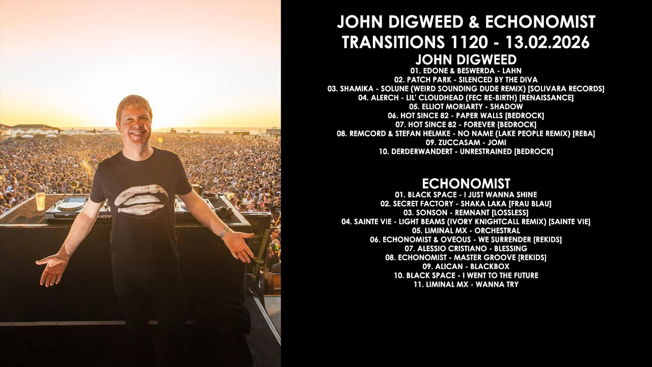JOHN DIGWEED (UK) & ECHONOMIST (Greece) @ Transitions 1120 13.02.2026