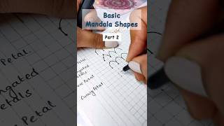 Basic Mandala Shapes (Part - 2) #shorts #shortsvideo #viral #mandala