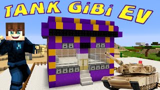 MINECRAFT'TA TANK GİBİ EV YAPTIK  Abuzi Minecraft Videoları