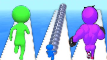 SIZE UP vs GIANT INCOMING vs LEVEL UP RUNNER - Triple Game