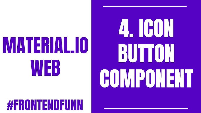 Material.io Web Components Tutorial - 3. Using Floating Action Button Component - #frontendfunn - YouTube Material.io Web Components Tutorial - 3. Using Floating Action Button Component - #frontendfunn - YouTube