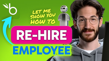 How to REHIRE an EMPLOYEE in BambooHR (Step by Step) 2025