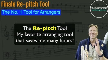 Finale Re-pitch Tool - The best music arranging tool ever