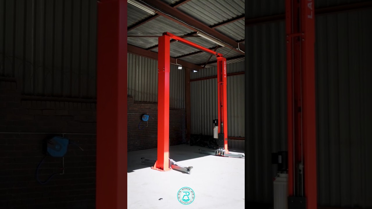 Car Hoist Maintenance at Rennen Autoteile | Safety First in Our Workshop #automobile #workshop