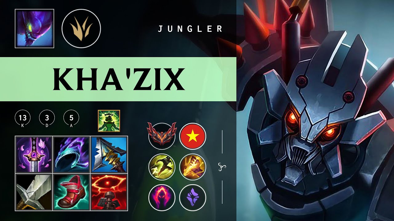 Kha'Zix Jungle vs Sejuani - VN Grandmaster Patch 26.01