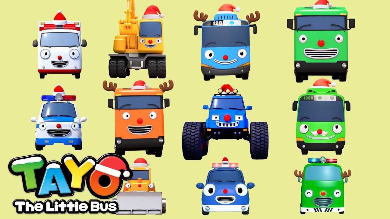 【60 Menit】♫ Medley Lagu Natal | Lagu Kendaraan | Lagu Anak Populer 🎵 | Tayo Bus Kecil