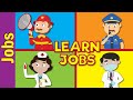 Jobs &amp; occupations for kids,english vocabulary-kids educational videoالمهن باللغة الإنجليزية للأطفال