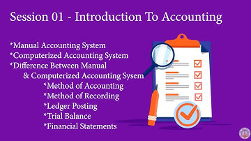 Session 01 V8 Introduction To Accounting [Manual & Computerized Accounting System] English