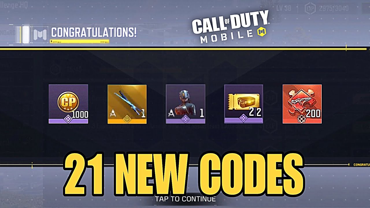*NEW* CODM 21 WORKING CP AND CHARACTER REDEEM CODES MARCH 2025 | NEW CP ...