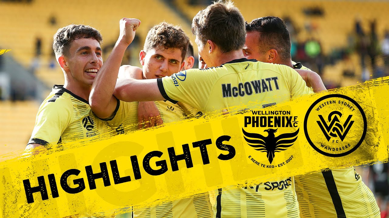 Highlights Wellington Phoenix vs Western Sydney Wanderers YouTube
