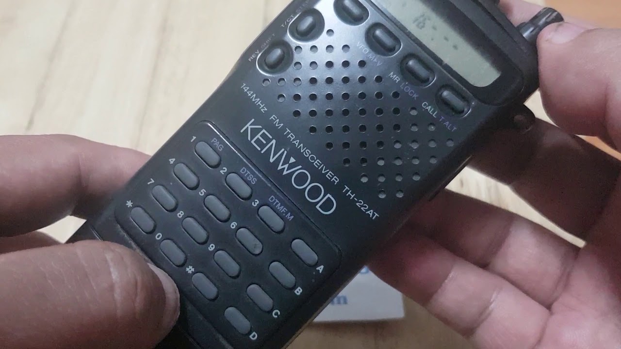 วิธีบันทึกช่อง Kenwood TH 22AT