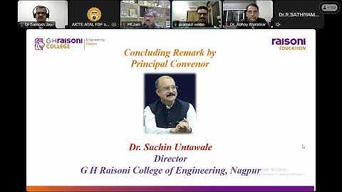 ATAL FDP Valedictory Function(GHRCE, Nagpur)