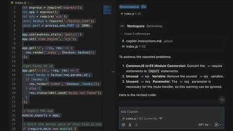 GitHub Copilot Chat Slash Command