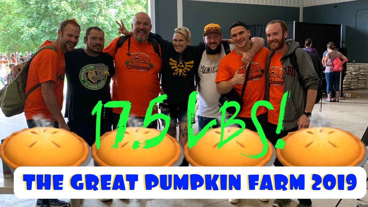 NEW WORLD RECORD! The Great Pumpkin Farm 2019 Pumpkin Pie Eating