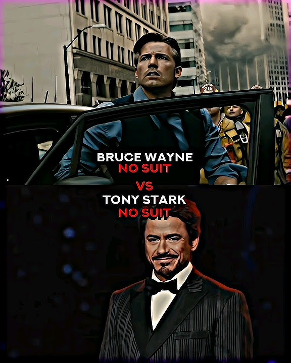 Bruce Wayne vs Tony stark | No suit | A request | #shorts #ironman #batman #1v1 #benaffleck #viral