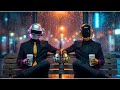 ☔ DAFT PUNK Rainy Night Vibes | Chillwave, Synthwave, Retro Funk, Nu Disco, Electronic Playlist