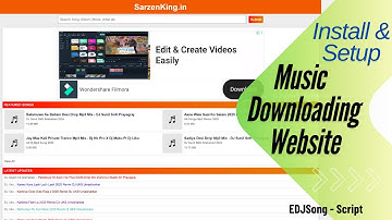 Create a Music Download Website EdjSong PHP Script Setup & Installation Guide!