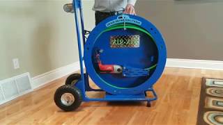 What is the ZIPZIP 'Flex Shaft cable' Sewer and Drain Cleaning machine?