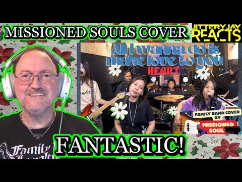 HEART - All I Wanna Do Is Make Love To You - Missioned Souls - A Family Band Studio Cover - Reaction