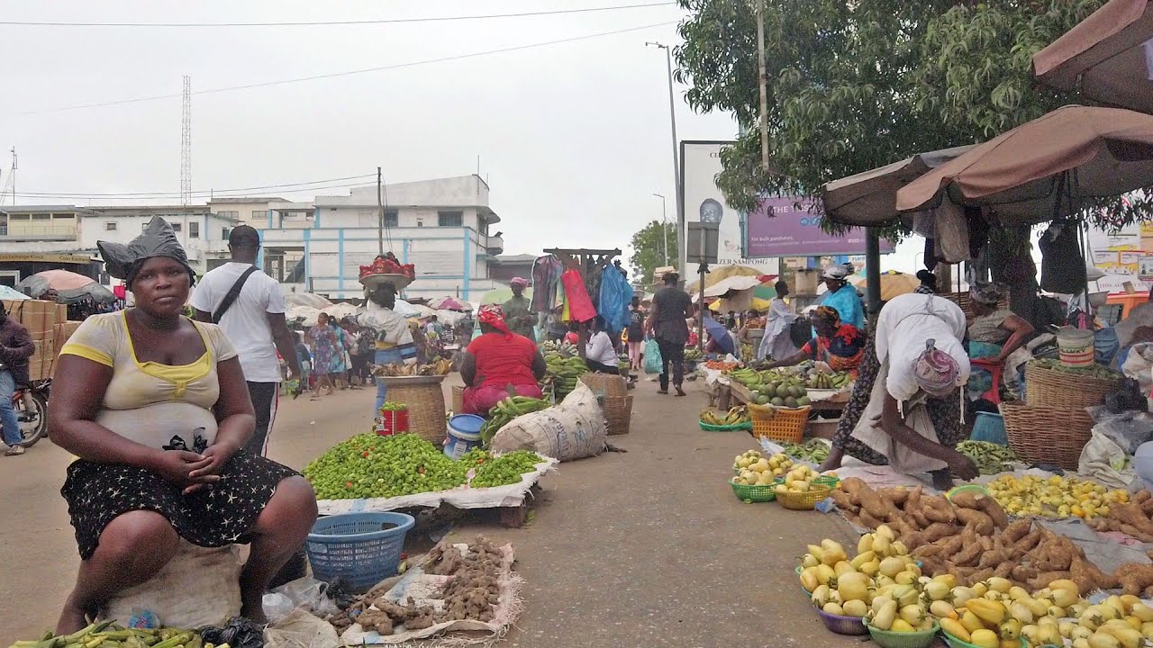 INSIDE GHANA'S FRESH FOOD MARKET, MAKOLA YouTube