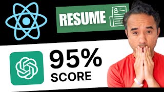 Best React Resume to Get More Interview Calls: AI Approved (ChatGPT ATS Score 95%)