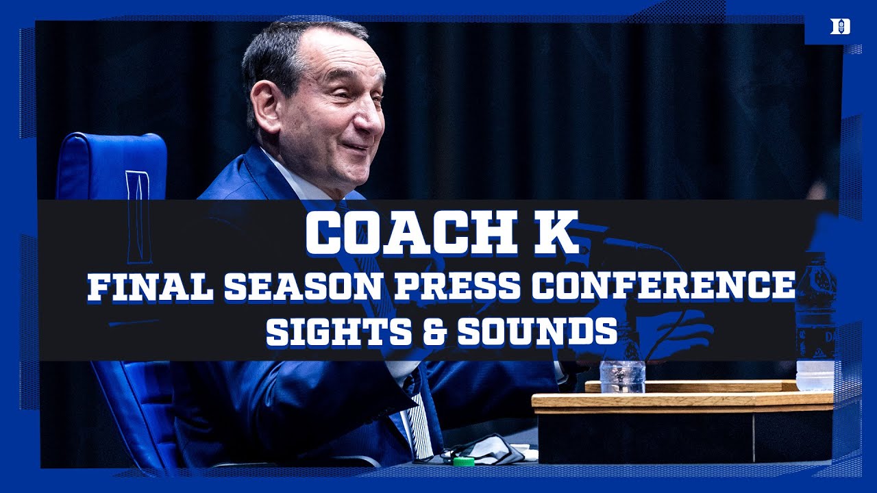 Coach K Final Season Press Conference: Sights & Sounds - YouTube