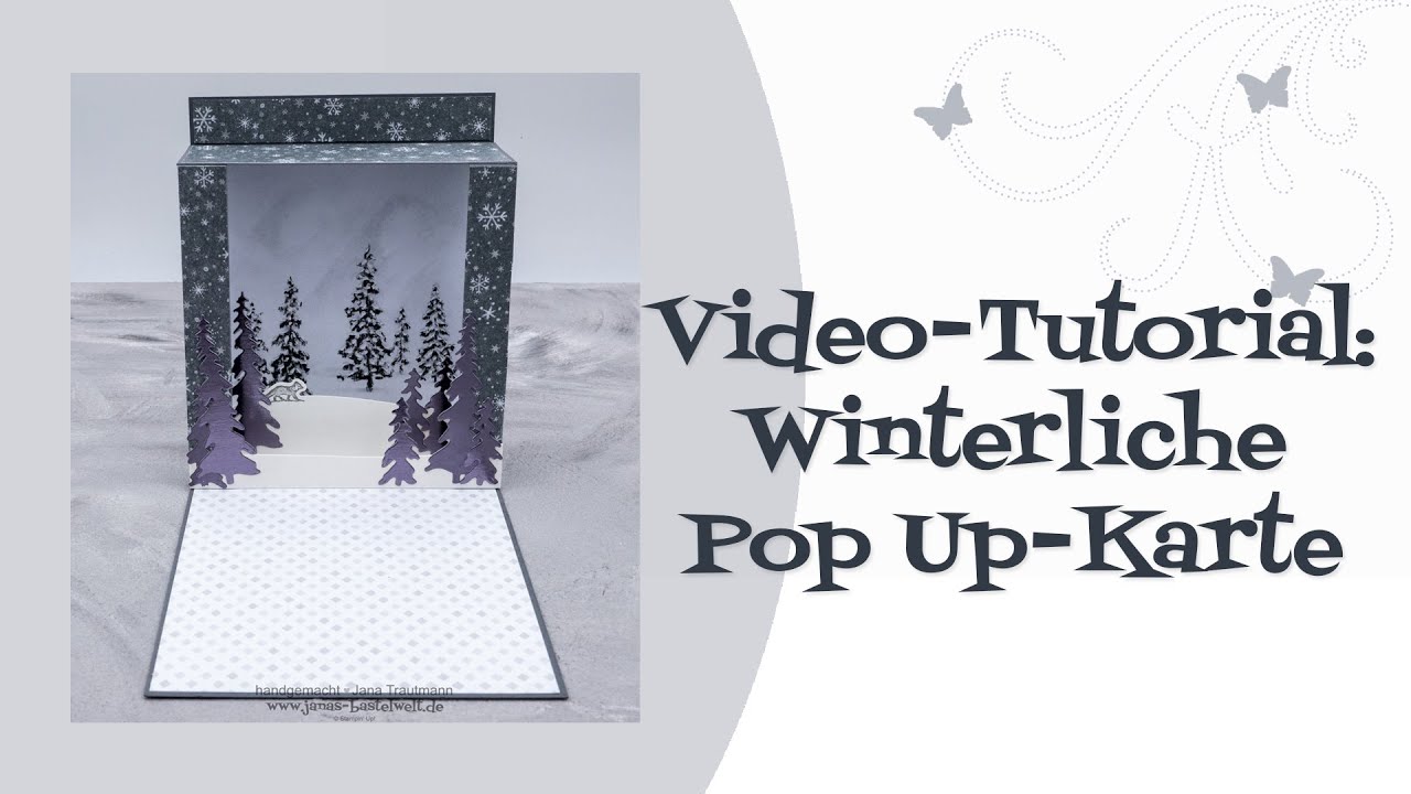 Tutorial: Winterliche Pop Up-Karte