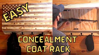 Wooden American Flag - Concealment Coat Rack by Last Leaf Studio 3,045 views 1 year ago 13 minutes, 17 seconds